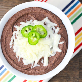 Simple & Spicy Refried Black Beans