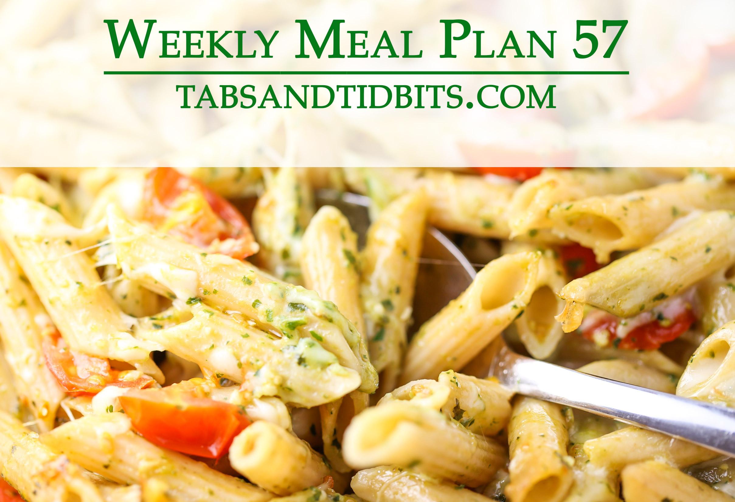 Vegetarian Weekly Meal Plan