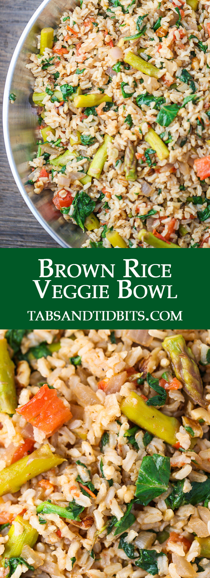 Steamed brown rice mixed with your favorite veggies flavored with spices and topped with crunchy nuts!