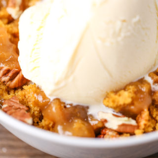 Pumpkin Pecan Cobbler