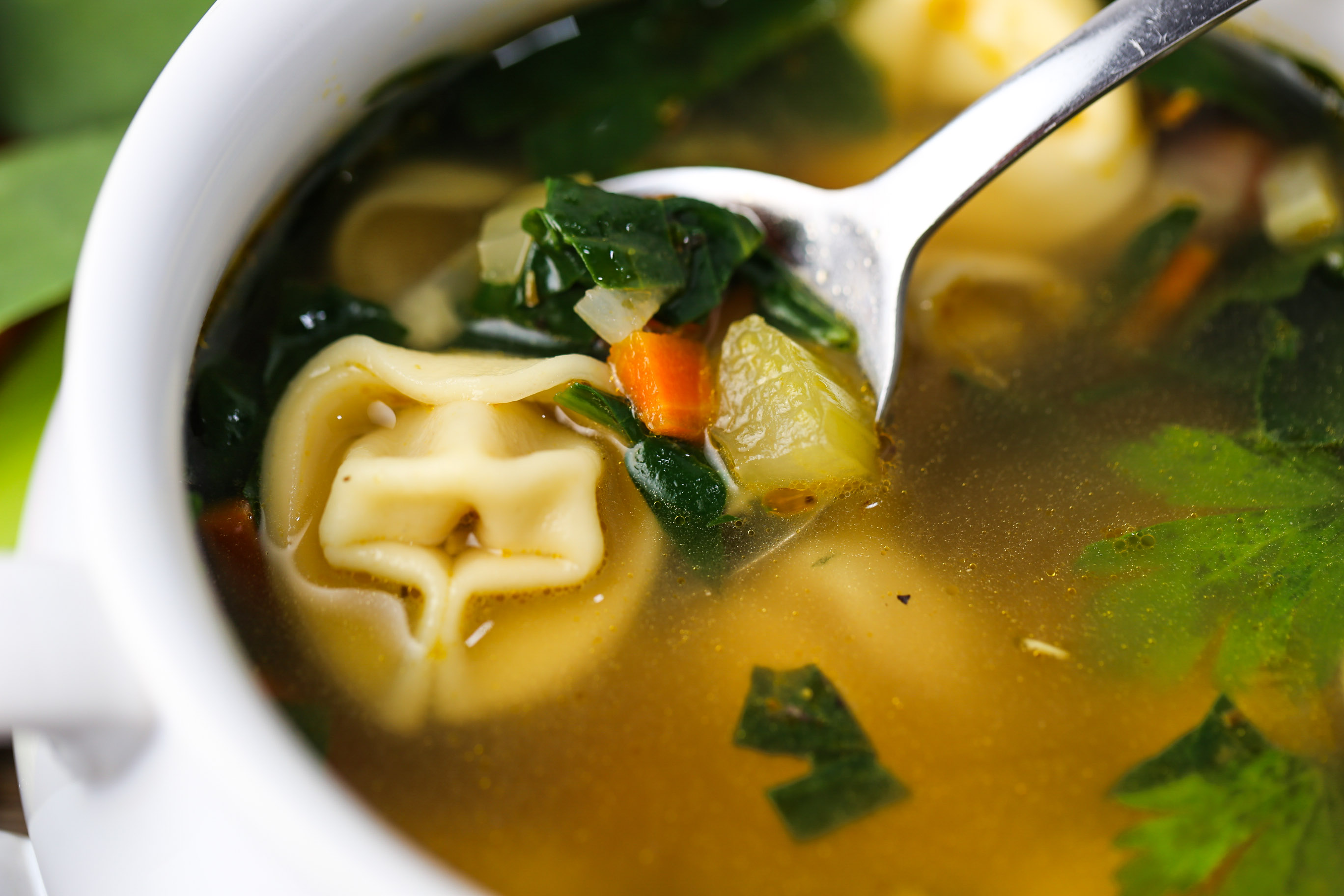 Vegetable Tortellini Soup