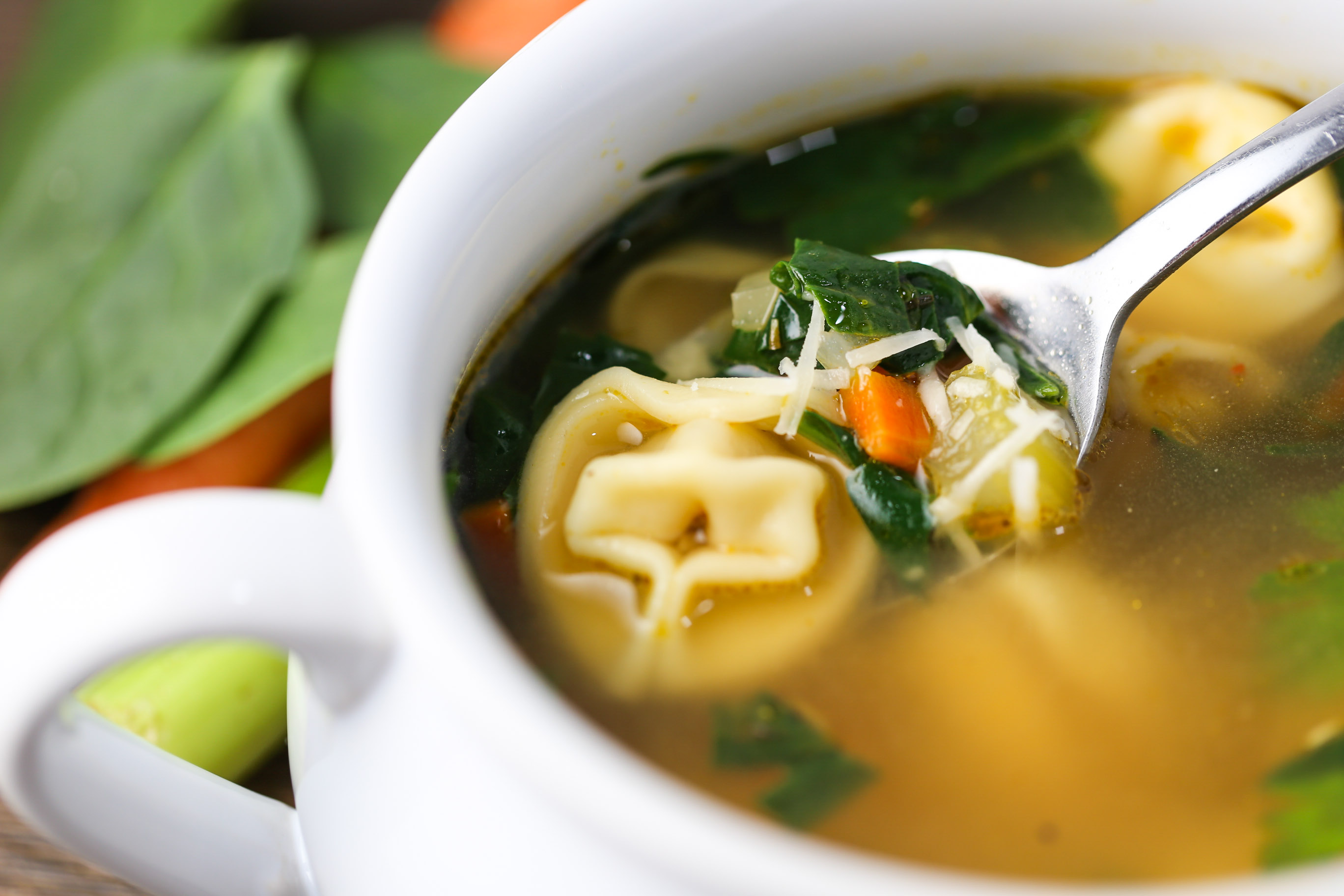 Vegetable Tortellini Soup