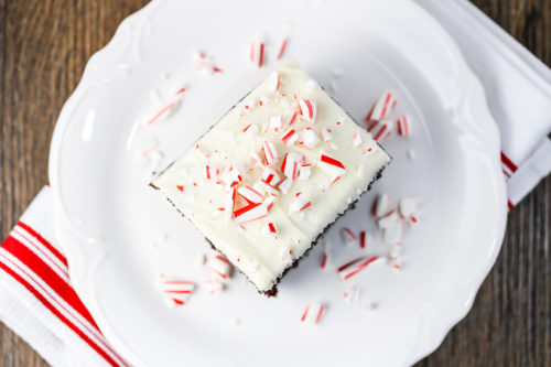 Chocolate Cream Cheese Peppermint Cake