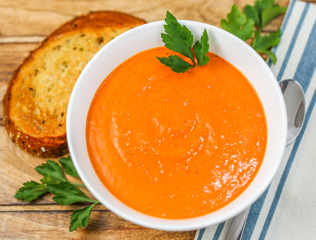 Roasted Red Pepper Tomato Soup