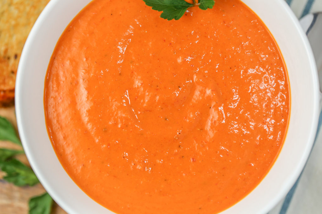 Roasted Red Pepper Tomato Soup