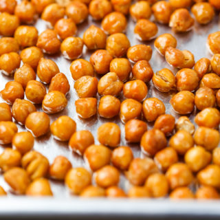 Salt & Vinegar Roasted Chickpeas