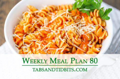 Vegetarian weekly meal plan full of delicious & easy to make dinners!