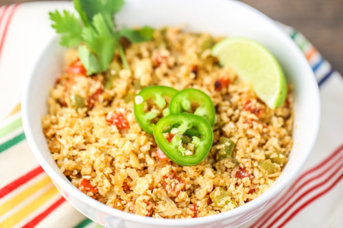 Mexican Cauliflower Fried Rice