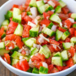 Greek Tomato & Cucumber Salad